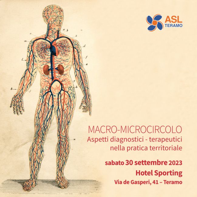 MACRO-MICROCIRCOLO Aspetti diagnostici - terapeutici nella pratica territoriale - 30 settembre 2023