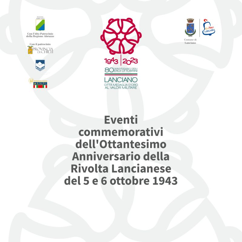 Celebrazione dell&#039;80° anniversario della storica Rivolta del 1943 a Lanciano