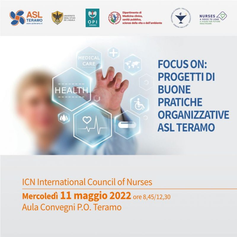 FOCUS ON: PROGETTI DI BUONE PRATICHE ORGANIZZATIVE ASL TERAMO - 11 maggio 2022