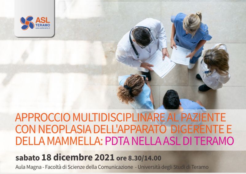 Approccio multidisciplinare al paziente con neoplasia dell'apparato digerente e della mammella: PDTA nella ASL di Teramo