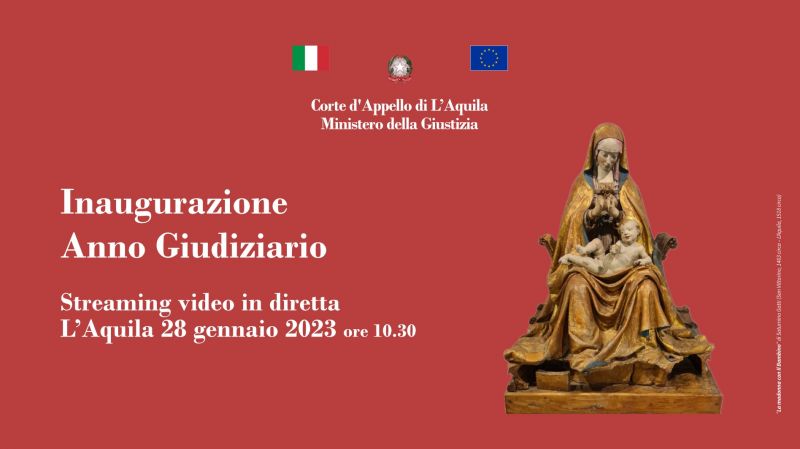 Inaugurazione anno giudiziario 2023 - L&#039;Aquila 28 gennaio 2023