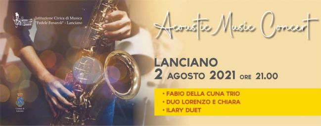 Acoustic Music Concert - Lanciano, 2 agosto 2021 ore 21.00