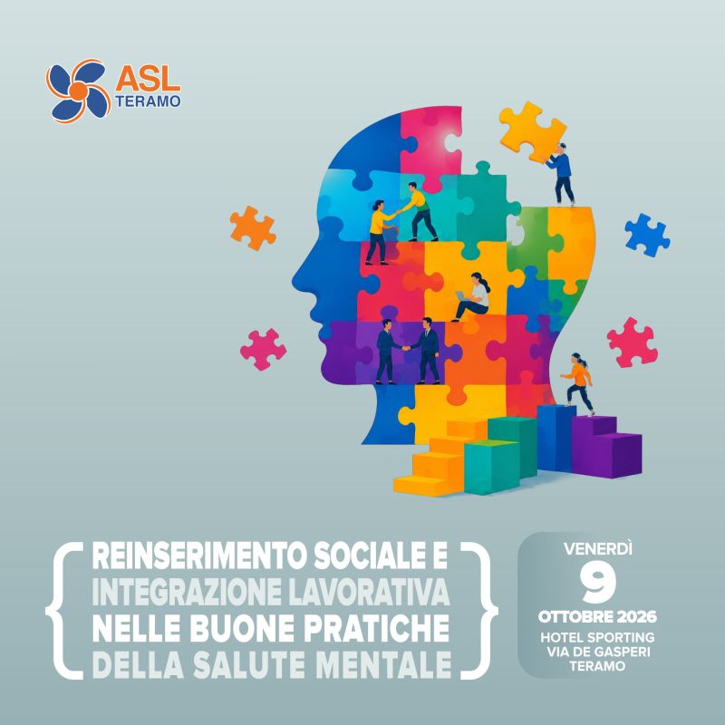 Reinserimento sociale e integrazione lavorativa nelle buone pratiche della salute mentale - 9 ottobre 2026