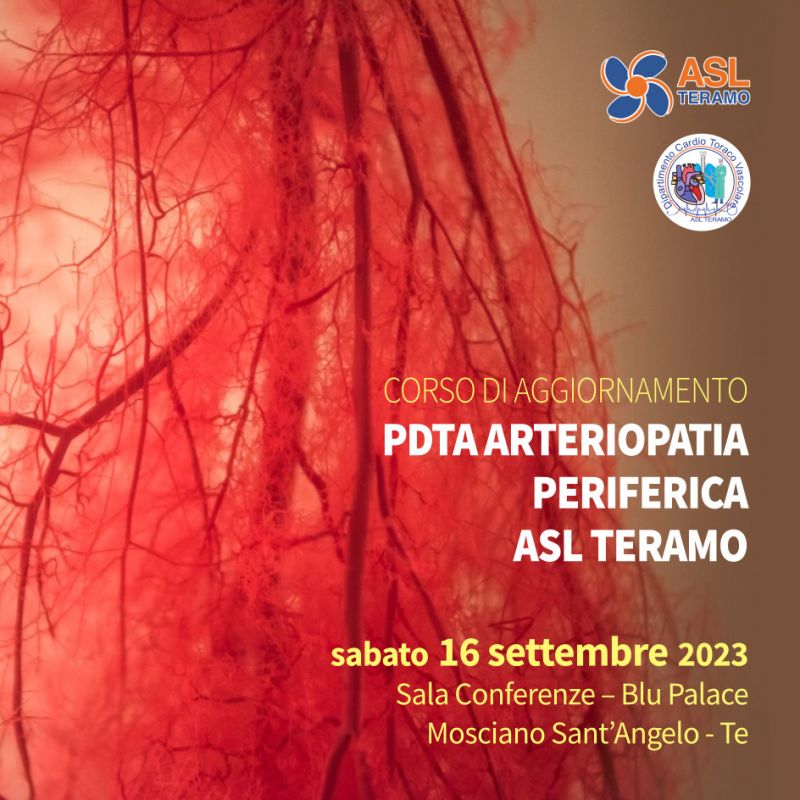 PDTA arteriopatia periferica ASL TERAMO - 16 settembre 2023
